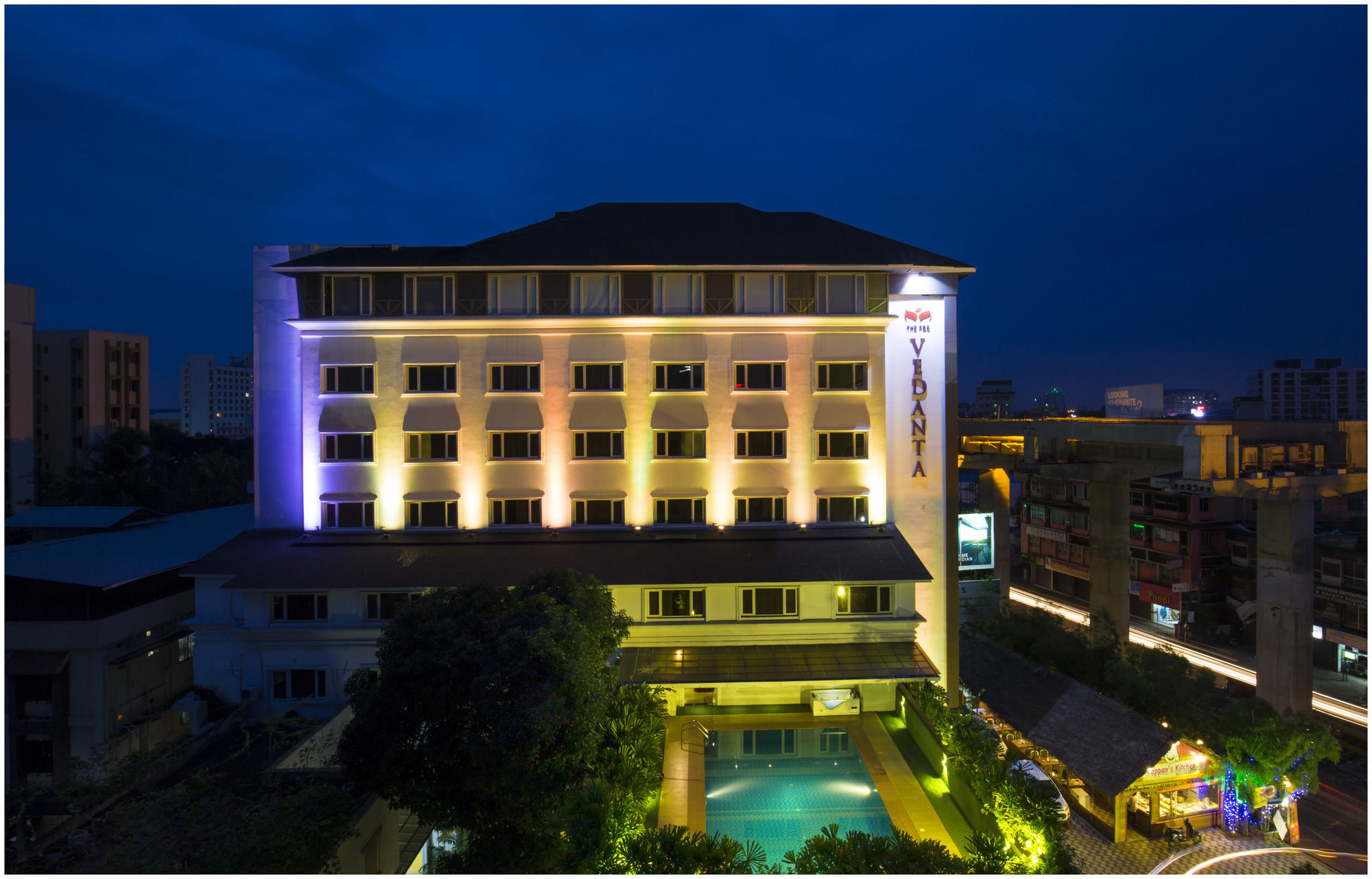 The Pgs Vedanta Hotel Kochi Exterior photo